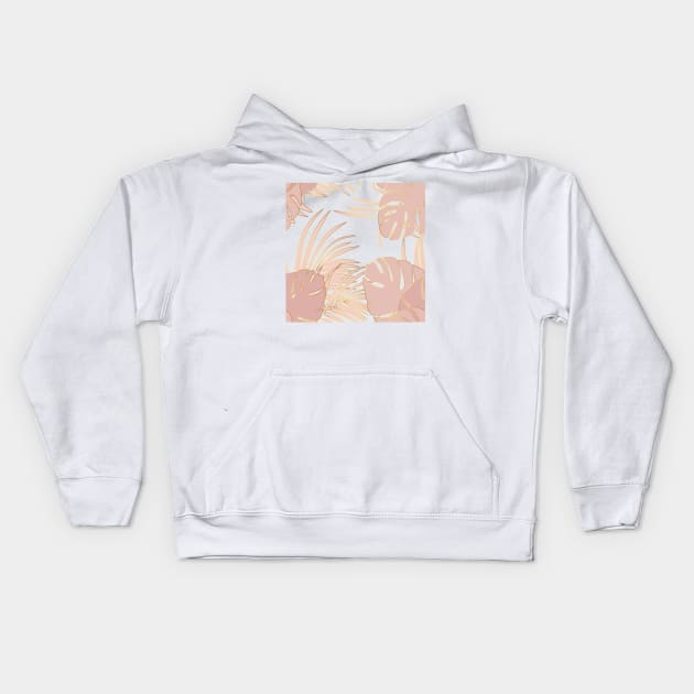 Monstera Kids Hoodie by OlhaBabak